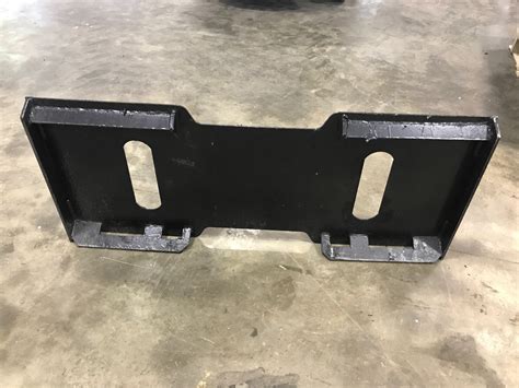 skid steer foce plate|skid steer adapter plates.